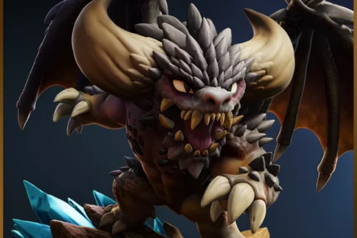 Nomnom figures chibi nergigante monster hunter world