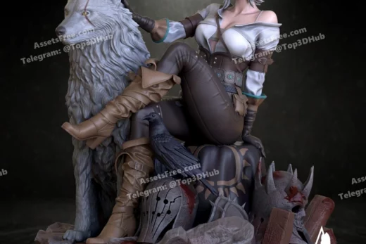 Oxo3d ciri the witcher