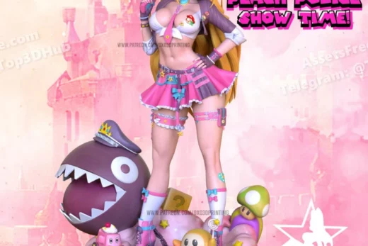 Oxo3d figures peach police anime figure