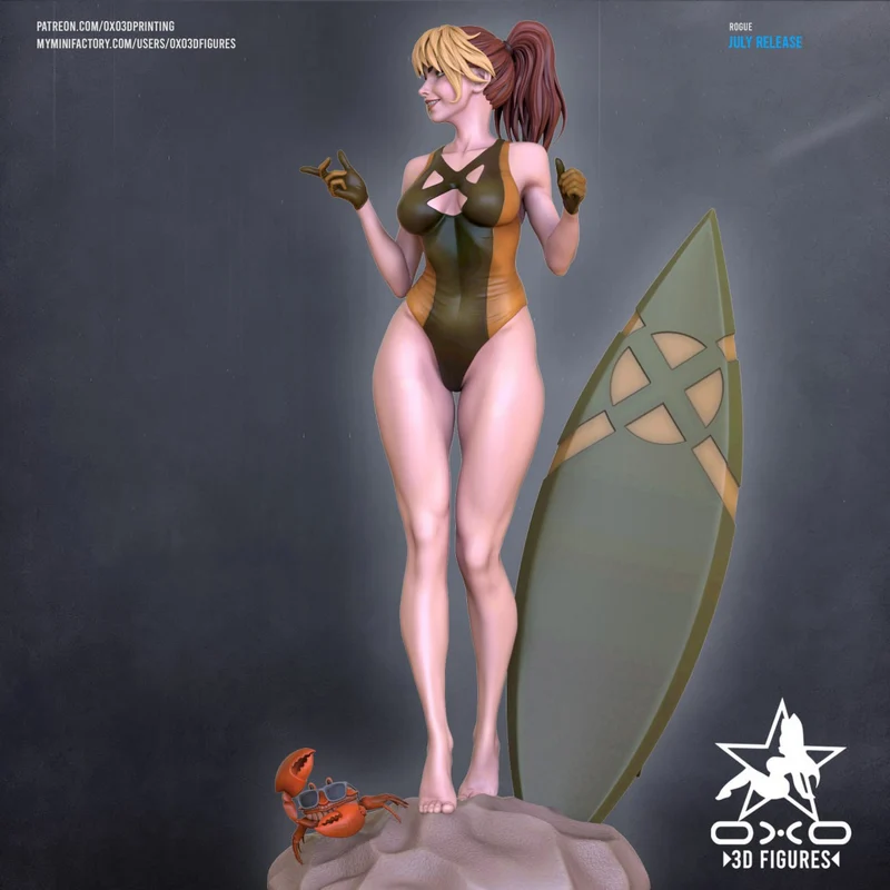 Oxo3d rogue tabletop miniature figure 07 2025 sfw + nsfw