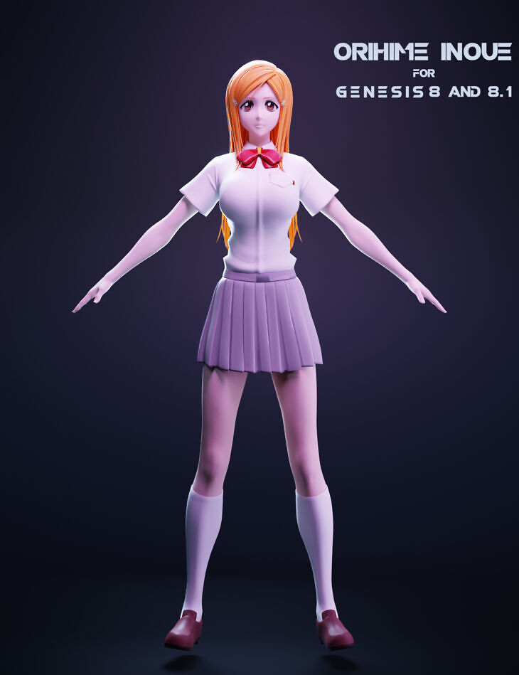 Orihime inoue for genesis 8 and 8.1 female