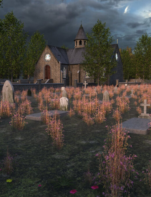 Pw cemetery church