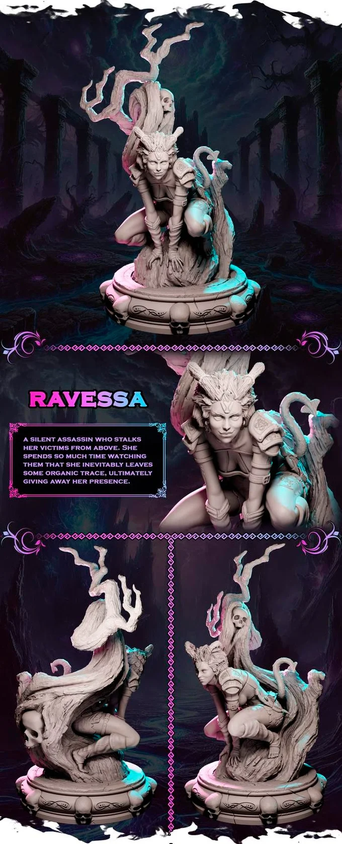 Ravessa – STL 3D Print Model | AssetsFree.com Ravessa