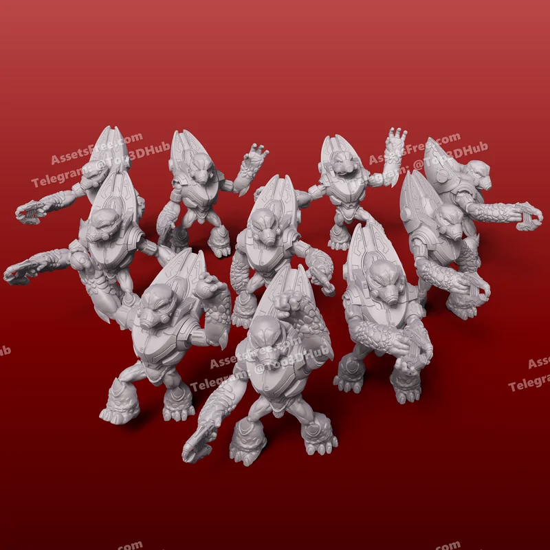 Renegade Grub Squad – STL 3D Print Model | AssetsFree.com Renegade grub squad