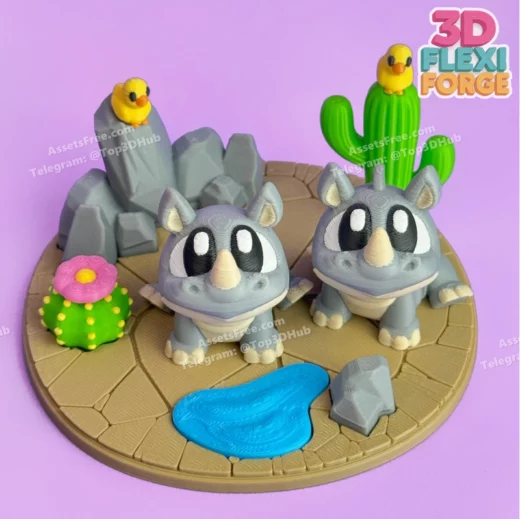 Rhinoceros 3d flexi forge