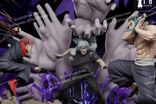 Stl fantasy kaidan yuji x todo vs mahito jujutsu kaise