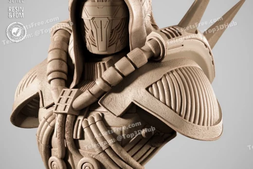 Sw3d darth marr portrait bust