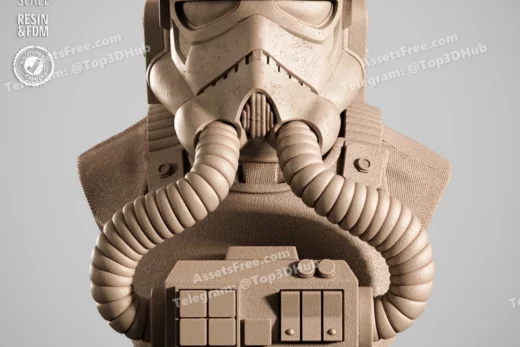 Sw3d elite tie fighter portrait bust