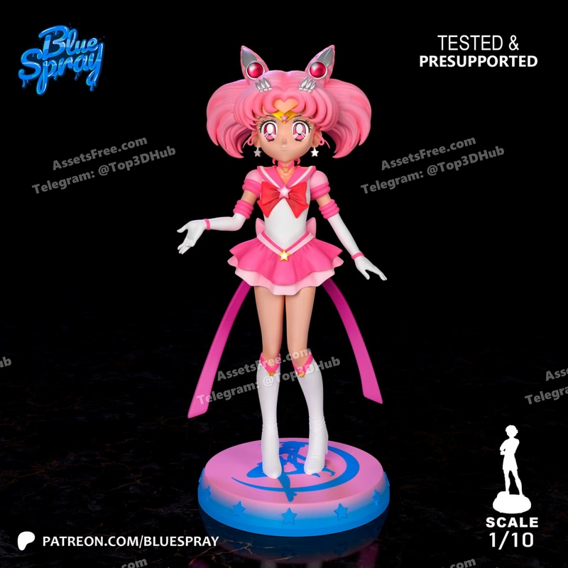 Sailor moon chibiusa bluespray