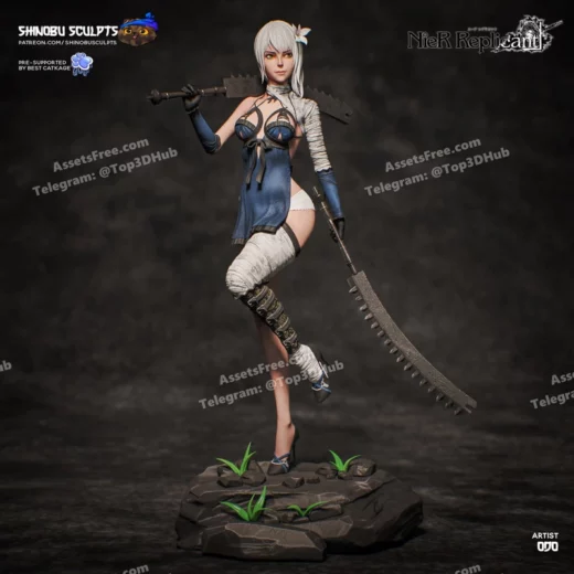 Shinobu sculpts nier kaine