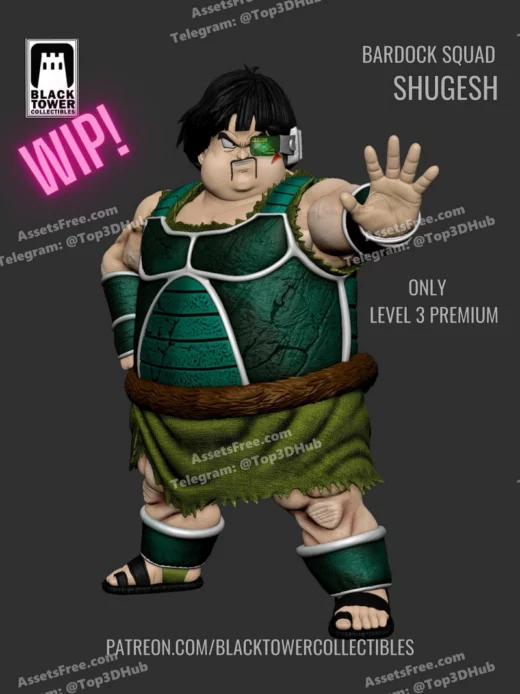 Shugesh escuadon de bardock black tower collectibles