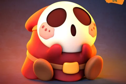 Shy guy
