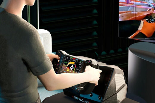 Sim racing steering wheel