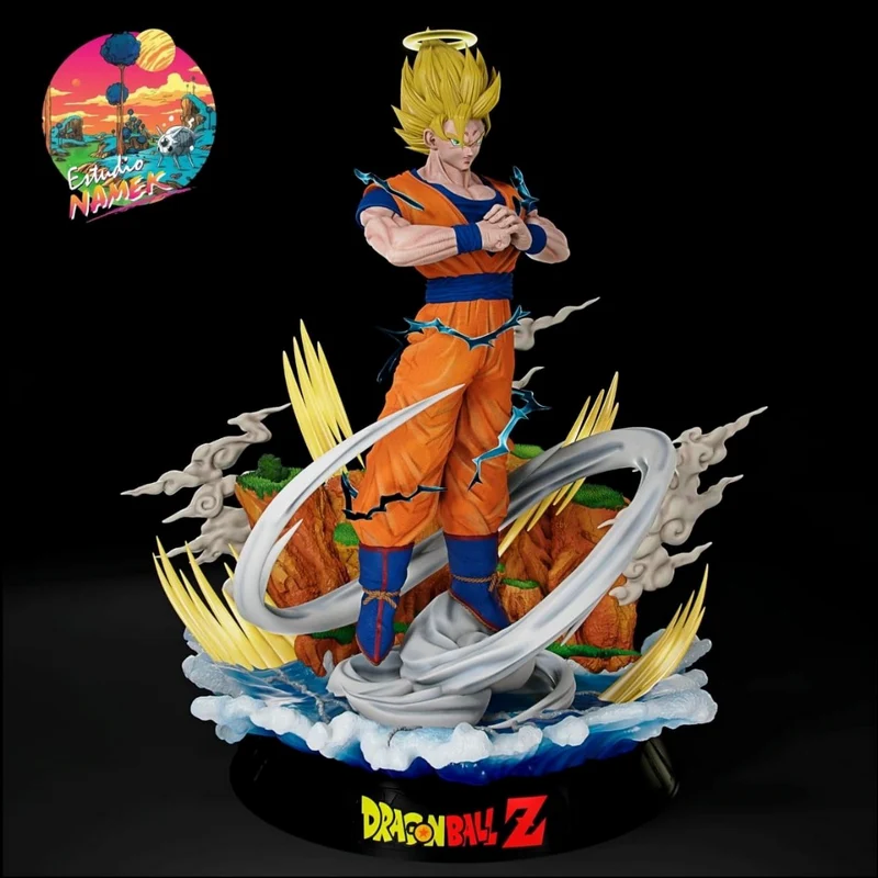 Son Goku Ssj2 & Ssj3 – Estudio Namek – STL 3D Print Model | AssetsFree.com Son goku ssj2 & ssj3 estudio namek
