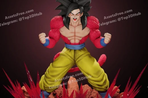 Son goku ssj4 black tower collectibles