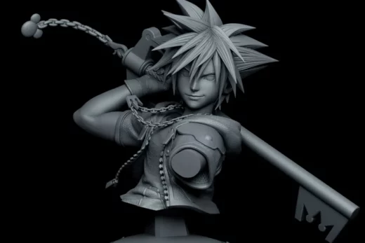 Sora bust tanuki figures