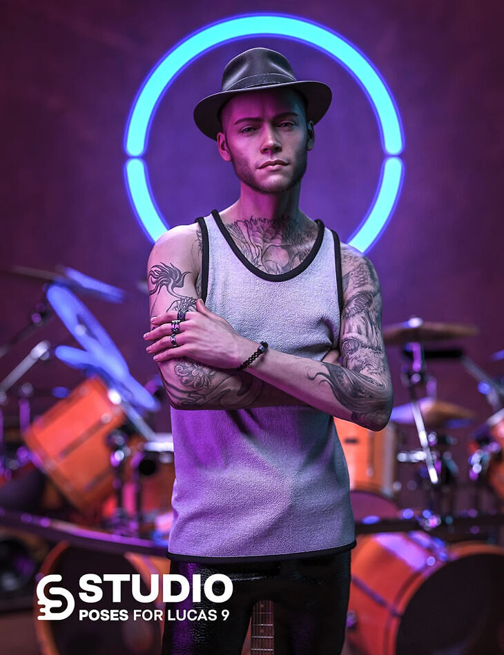 Studio poses for lucas 9