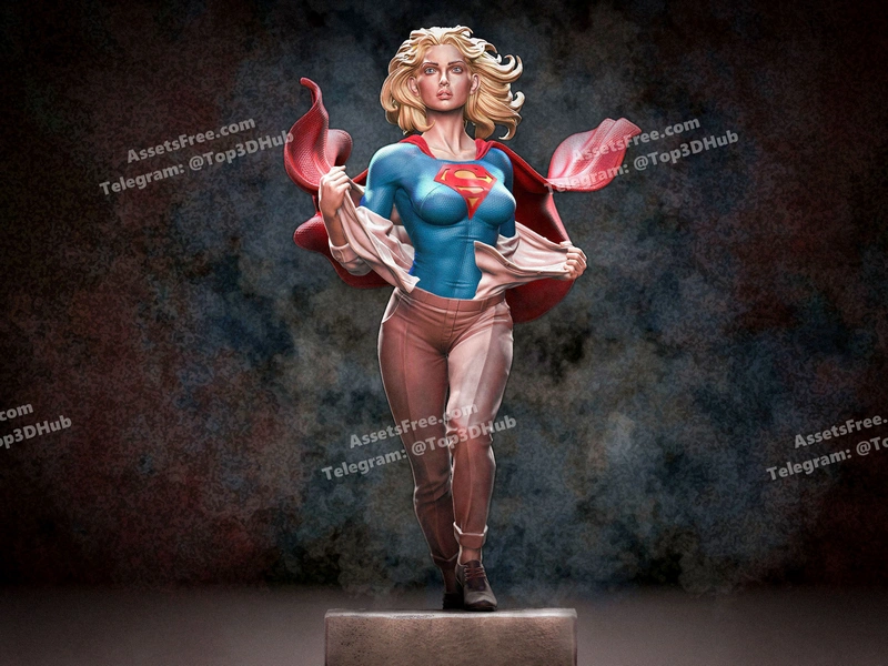 SuperGirls_run – STL 3D Print Model | AssetsFree.com Supergirls run