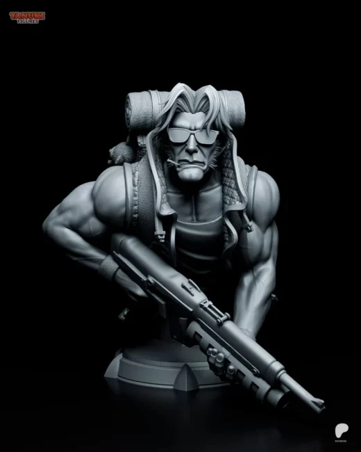 Tarma bust tanuki figures