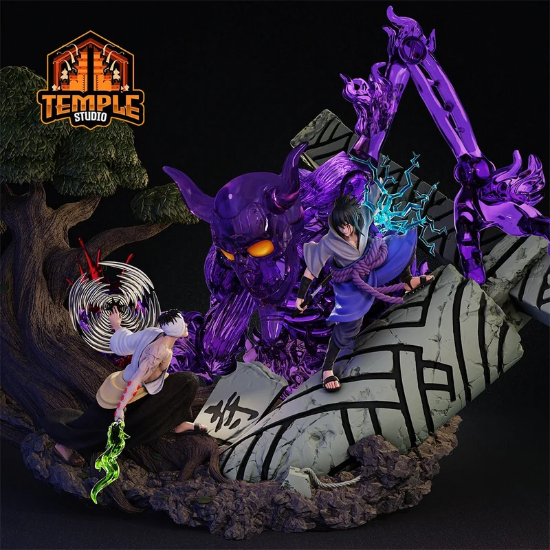 Temple studio uchiha sasuke vs shimura danzo