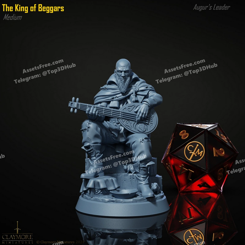 The King of Beggars – STL 3D Print Model | AssetsFree.com The king of beggars