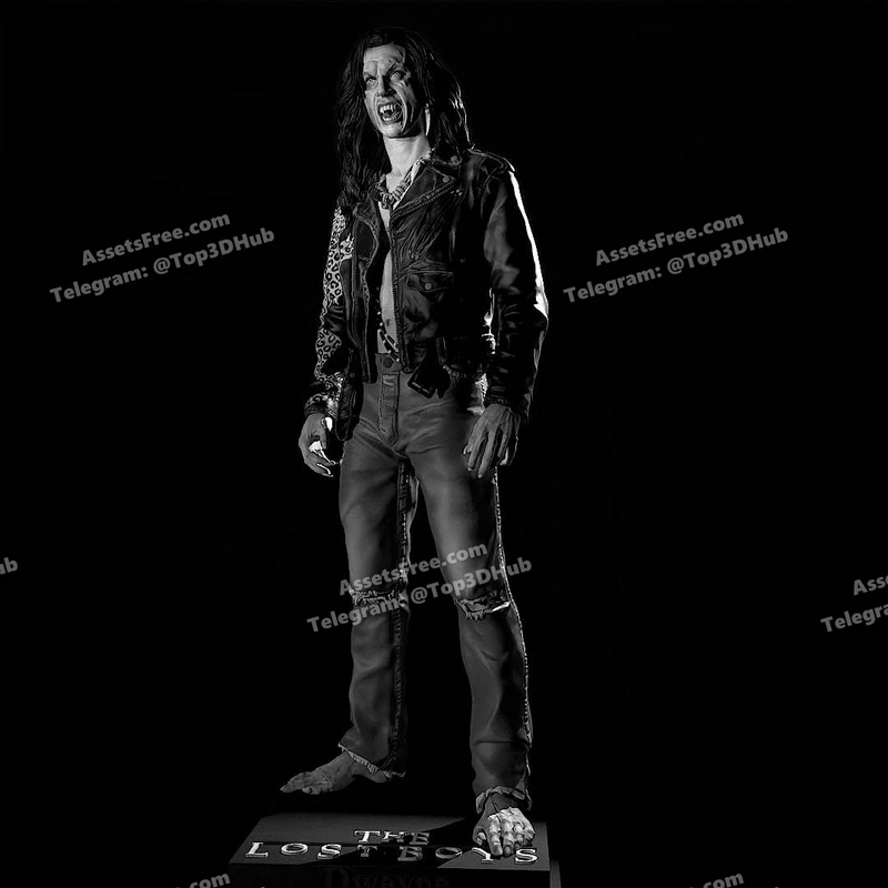 The lost boys – Dwayne – STL 3D Print Model | AssetsFree.com The lost boys dwayne