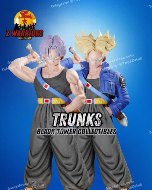 Trunks guerrero z black towe collectibles