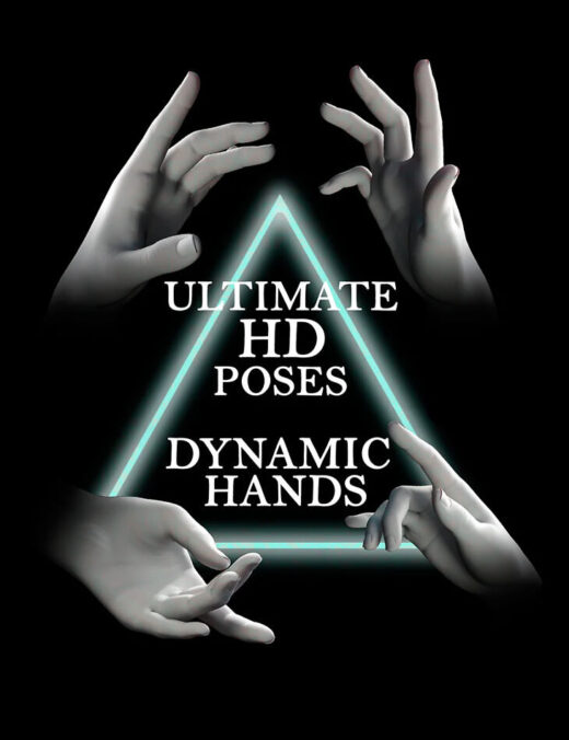 Ultimate hd poses dynamic hands for genesis 9