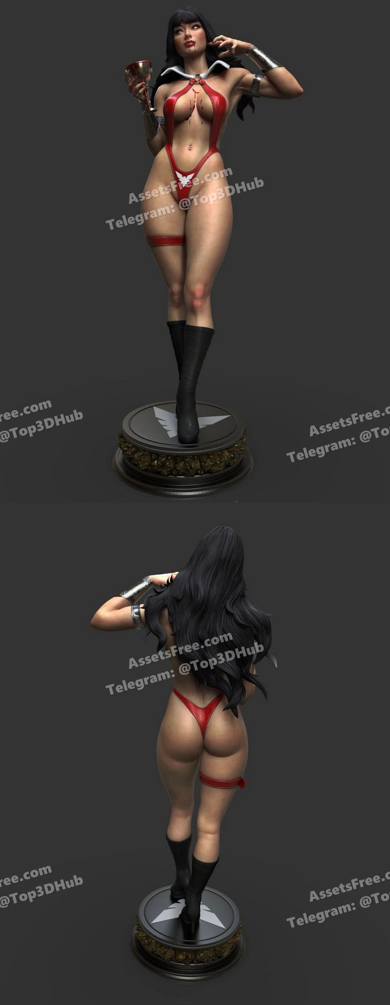 Vampirella – Abe3d – STL 3D Print Model | AssetsFree.com Vampirella abe3d