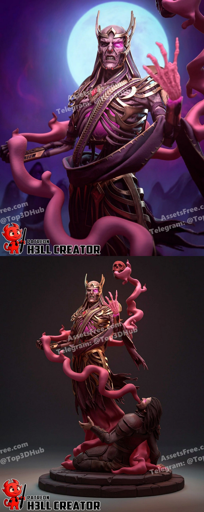 Vecna – STL 3D Print Model | AssetsFree.com Vecna