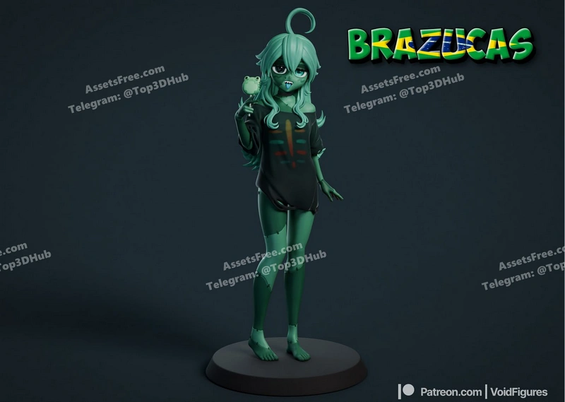 VoidFigures -Zombie Sinuuki (BRAZUCAS) – STL 3D Print Model | AssetsFree.com Voidfigures zombie sinuuki (brazucas)