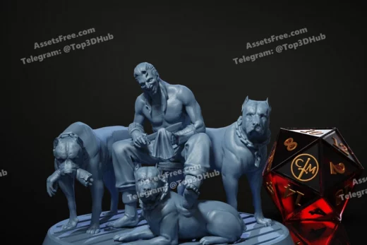 Whoreson (sitting & with dogs variation)