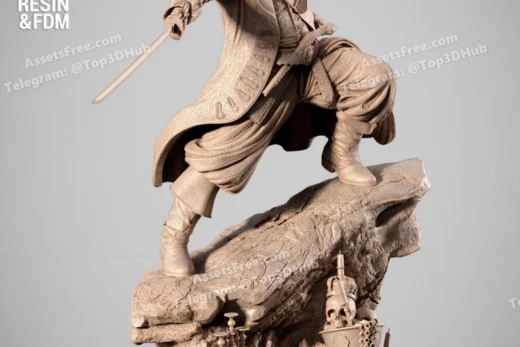 Wicked hector barbossa sculpture