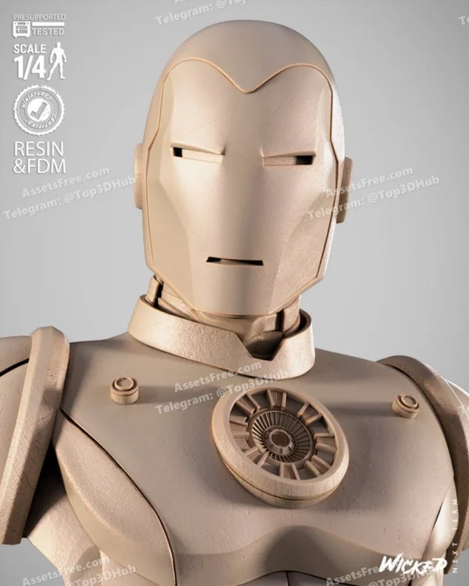 Wicked iron man bust 2