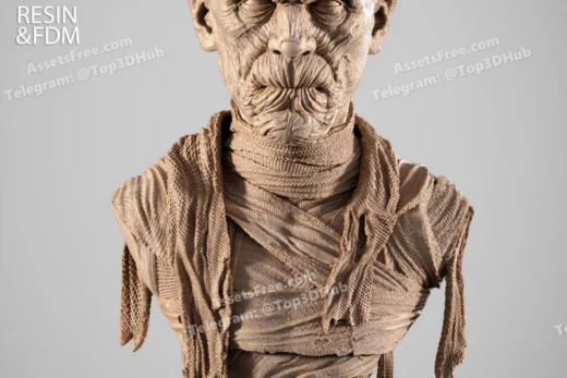 Wicked the mummy portrait bust