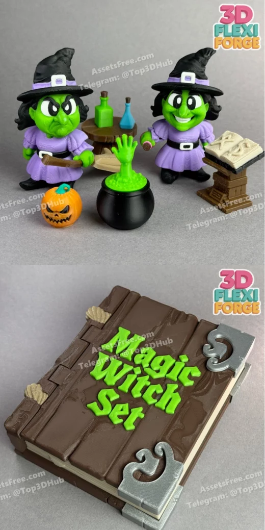 Witch 3d flexi forge