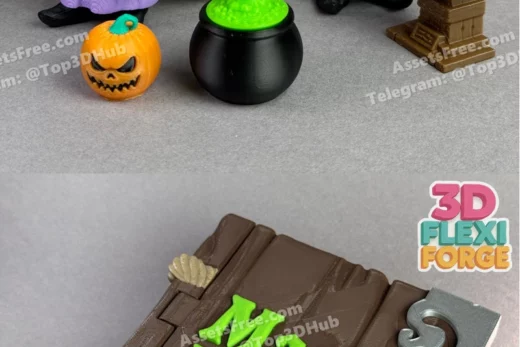 Witch 3d flexi forge