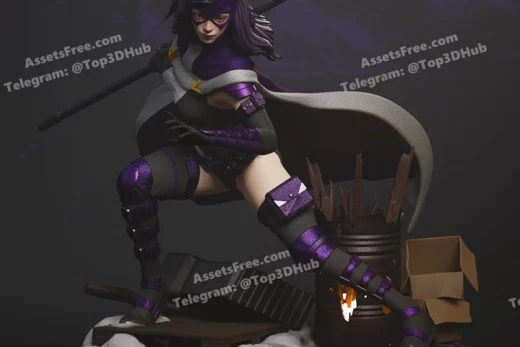 Yongblood sculpture huntress dc comics