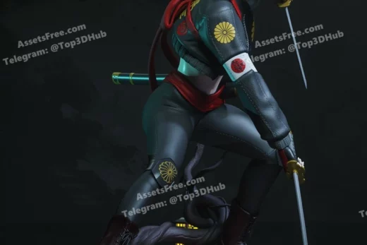 Yongblood sculpture katana dc comics