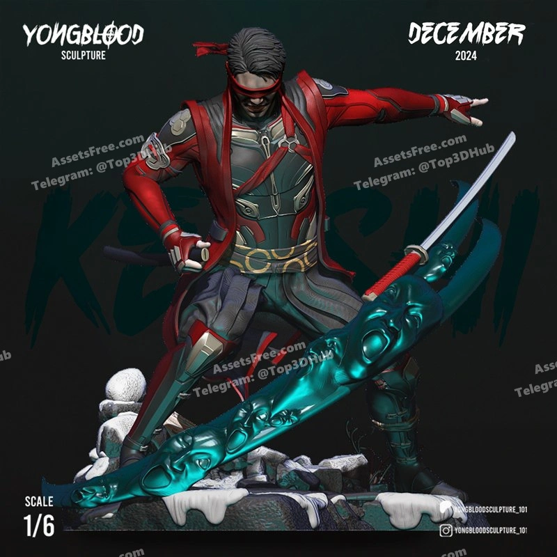 Yongblood sculpture kenshi