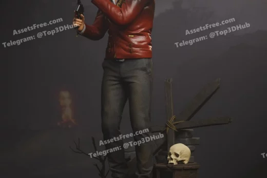 Yongblood sculpture luis sera resident evil 4 remake