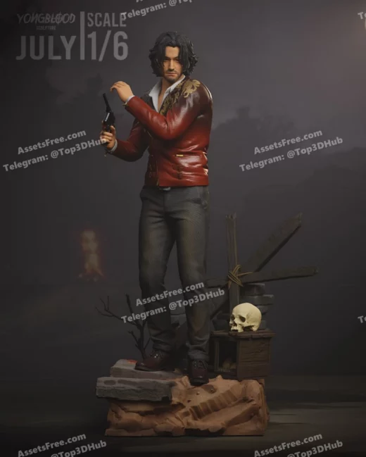 Yongblood sculpture luis sera resident evil 4 remake