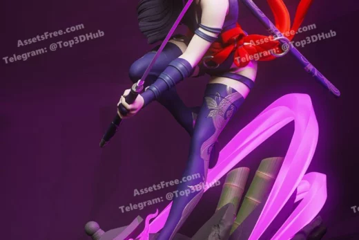 Yongblood sculpture psylocke marvel rivals