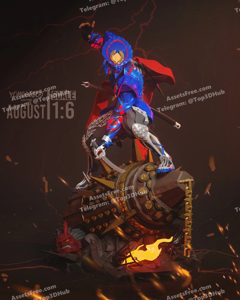 Yongblood Sculpture – Yoshimitsu – Tekken – STL 3D Print Model | AssetsFree.com Yongblood sculpture yoshimitsu tekken