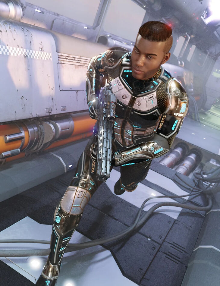 Zk sci fi suit 03 for genesis 8, 8.1, and 9