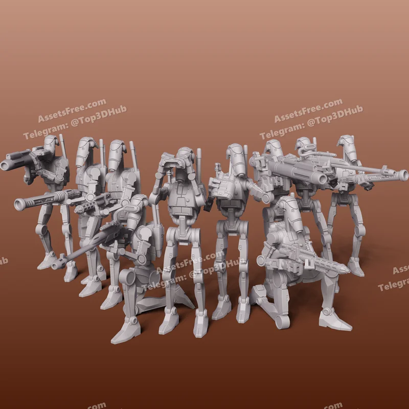 battle bot Specialists – STL 3D Print Model | AssetsFree.com Battle bot specialists