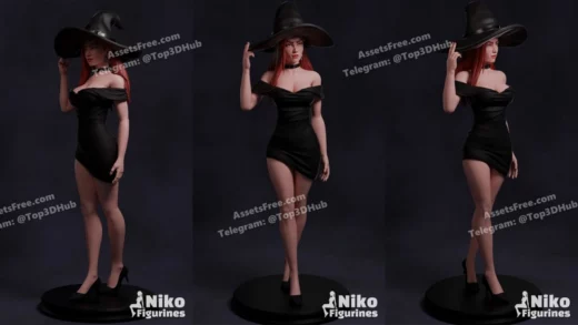 By nikofigurines elegant witch