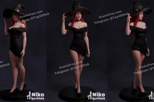 By nikofigurines elegant witch