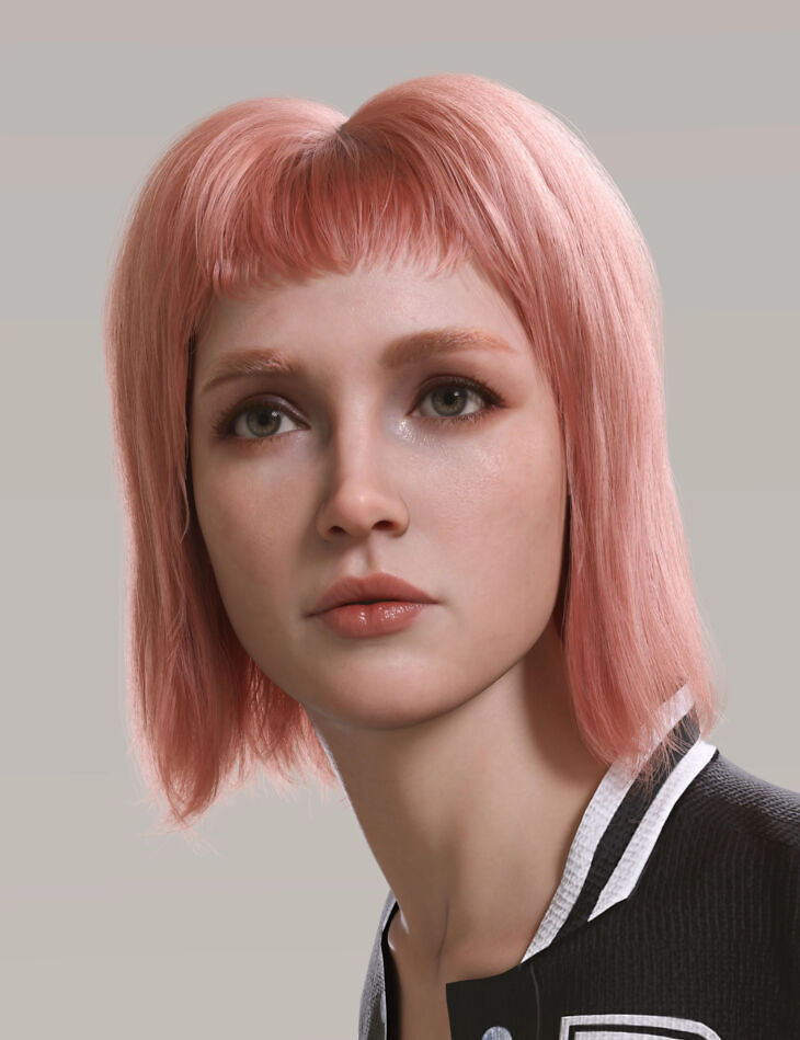 dForce AK Bold Hair for Genesis 9 – STL 3D Print Model | AssetsFree.com Dforce ak bold hair for genesis 9