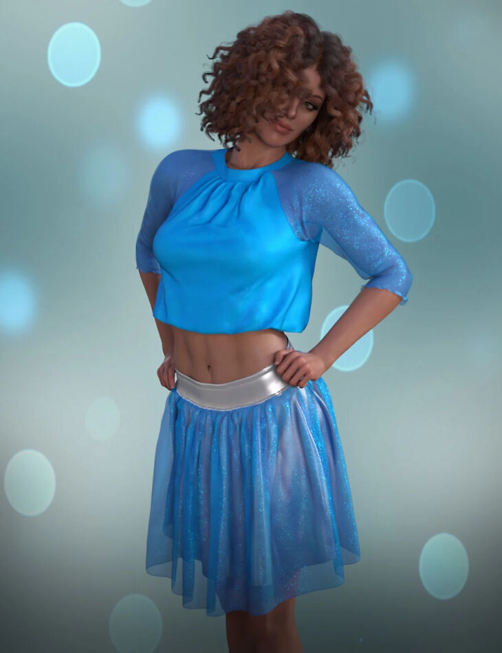 Dforce groove outfit for genesis 9 and 8 female